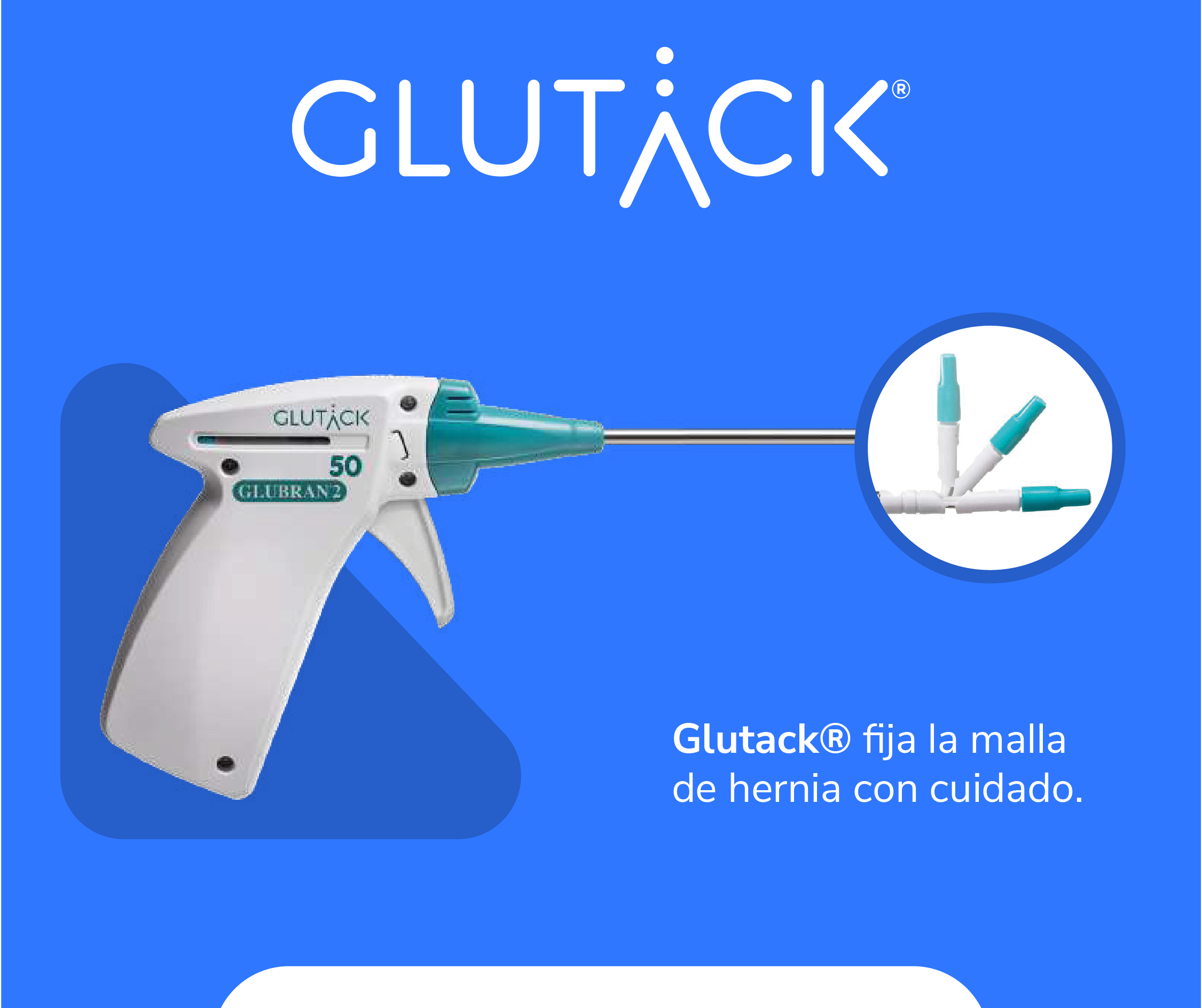 Glutack 60, Tacker adhesivo de cianoacrilato.